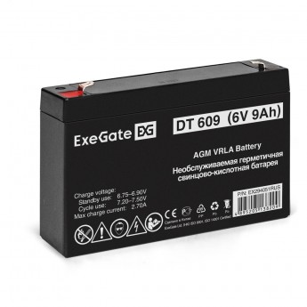 Аккумуляторная батарея EXEGATE DT 609 EX294051RUS Аккумуляторная батарея EXEGATE DT 609 EX294051RUS