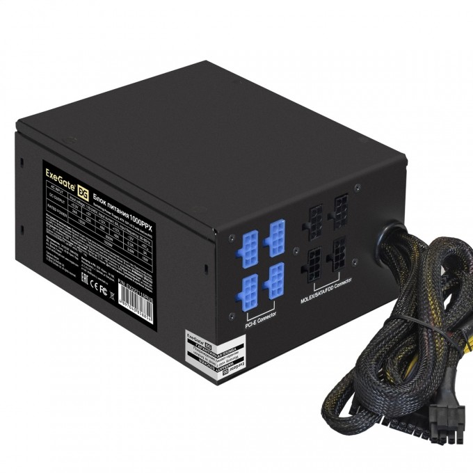 Блок питания 1000W EXEGATE 1000PPX EX222115RUS Блок питания 1000W EXEGATE 1000PPX EX222115RUS
