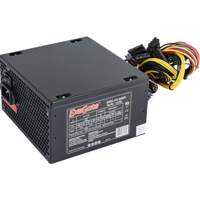 Блок питания 500W EXEGATE 500NPX EX224734RUS-S EX278156RUS Блок питания 500W EXEGATE 500NPX EX224734RUS-S EX278156RUS