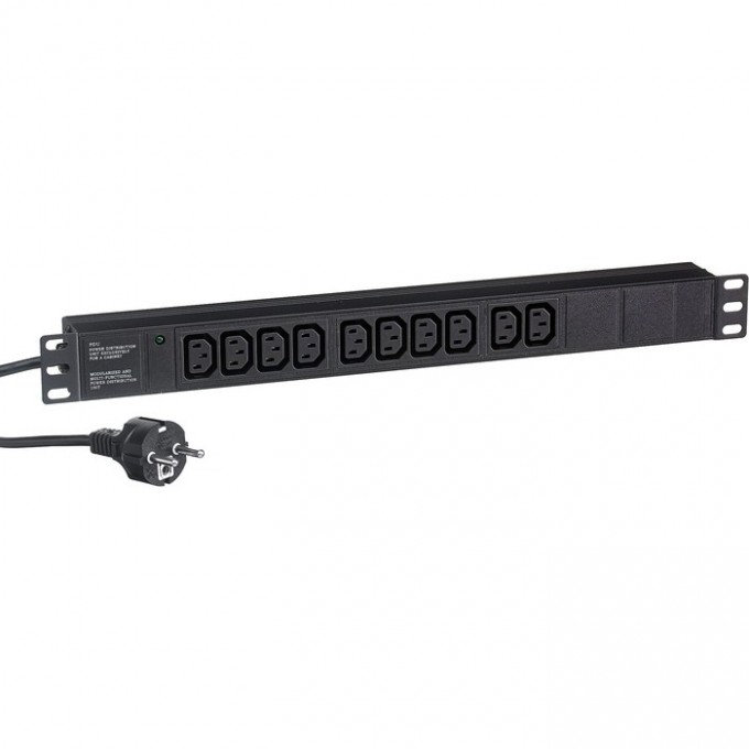 Блок розеток EXEGATE SERVERPRO PDU-19H005 Al-10C13-EU3CU EX280863RUS Блок розеток EXEGATE SERVERPRO PDU-19H005 Al-10C13-EU3CU EX280863RUS