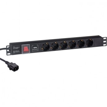 Блок розеток EXEGATE SERVERPRO PDU-19H609 AL-6S-C14-2CU-SPD1 Блок розеток EXEGATE SERVERPRO PDU-19H609 AL-6S-C14-2CU-SPD1