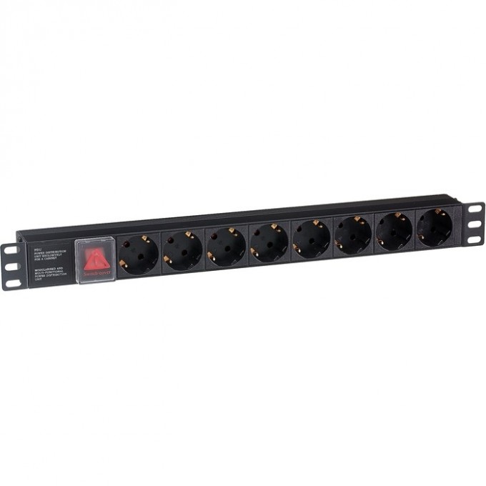 Блок розеток EXEGATE SERVERPRO PDU-19H801 AL-8S-C14-SW EX280840RUS Блок розеток EXEGATE SERVERPRO PDU-19H801 AL-8S-C14-SW EX280840RUS