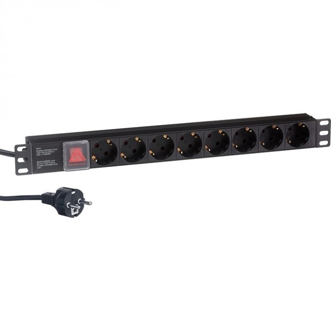 Блок розеток EXEGATE SERVERPRO PDU-19H805 AL-8S-EU3CU-SW EX280844RUS Блок розеток EXEGATE SERVERPRO PDU-19H805 AL-8S-EU3CU-SW EX280844RUS