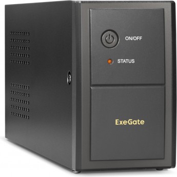 Источник бесперебойного питания EXEGATE POWER BACK BNB-600.LED.AVR.4C13.RJ.USB