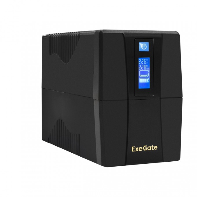 Источник бесперебойного питания EXEGATE POWER SMART ULB-600.LCD.AVR.2SH.RJ.USB EP212515RUS Источник бесперебойного питания EXEGATE POWER SMART ULB-600.LCD.AVR.2SH.RJ.USB EP212515RUS