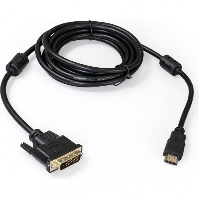 Кабель HDMI-DVI-D EXEGATE EX-CC-HDMIM-DVI2M-5.0 EX294674RUS Кабель HDMI-DVI-D EXEGATE EX-CC-HDMIM-DVI2M-5.0 EX294674RUS