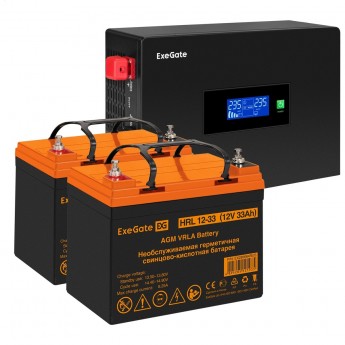 Комплект EXEGATE ИБП EX295994RUS + батарея 33Aч EX285664RUS 2 шт Комплект EXEGATE ИБП EX295994RUS + батарея 33Aч EX285664RUS 2 шт