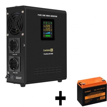 Комплект EXEGATE ИБП EX295995RUS + батарея 33Aч EX285664RUS 1шт Комплект EXEGATE ИБП EX295995RUS + батарея 33Aч EX285664RUS 1шт