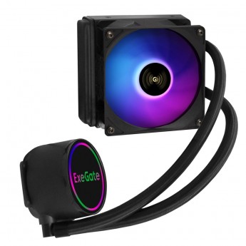 Комплект водяного охлаждения EXEGATE BlackWater-120V2.PWM.RGB Комплект водяного охлаждения EXEGATE BlackWater-120V2.PWM.RGB