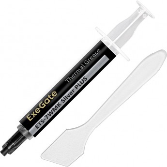 Термопаста EXEGATE ETS-7WMK Silver PLUS 3г Термопаста EXEGATE ETS-7WMK Silver PLUS 3г