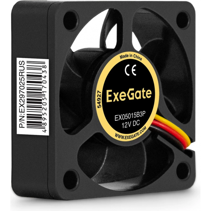 Вентилятор 12В DC EXEGATE EX05015B3P EX297025RUS Вентилятор 12В DC EXEGATE EX05015B3P EX297025RUS