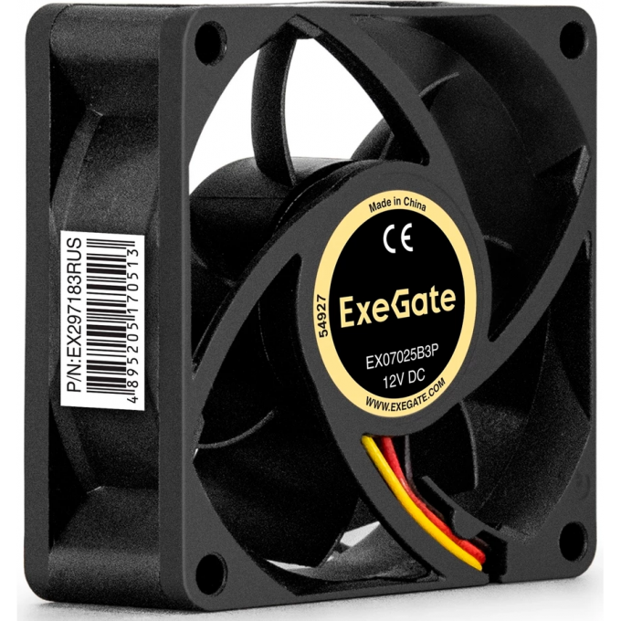 Вентилятор 12В DC EXEGATE EX07025B3P EX297183RUS Вентилятор 12В DC EXEGATE EX07025B3P EX297183RUS
