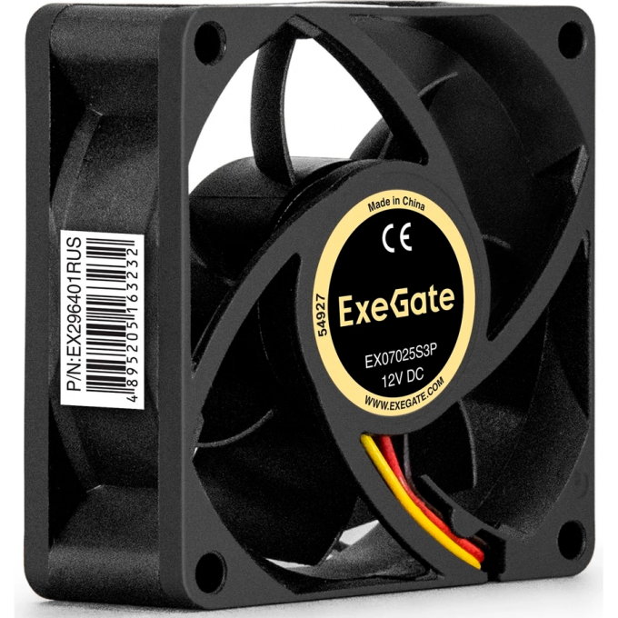 Вентилятор 12В DC EXEGATE EX07025S3P EX296401RUS Вентилятор 12В DC EXEGATE EX07025S3P EX296401RUS