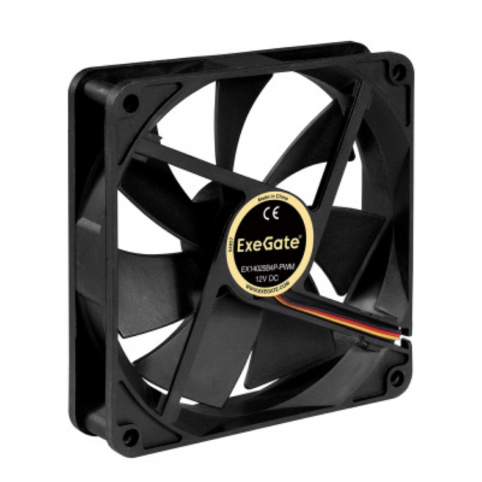 Вентилятор 12В DC EXEGATE EXTRASILENT ES14025S2P 140x140x25 мм EX299893RUS