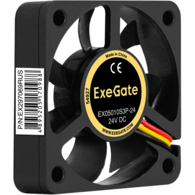 Вентилятор 24В DC EXEGATE EX05010S3P-24 EX297069RUS Вентилятор 24В DC EXEGATE EX05010S3P-24 EX297069RUS