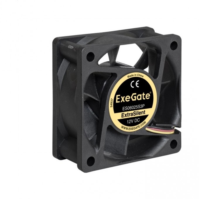 Вентилятор EXEGATE EXTRASILENT ES06025S3P EX283370RUS Вентилятор EXEGATE EXTRASILENT ES06025S3P EX283370RUS